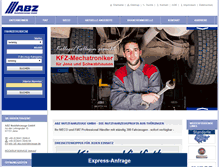 Tablet Screenshot of abz-nutzfahrzeuge.de